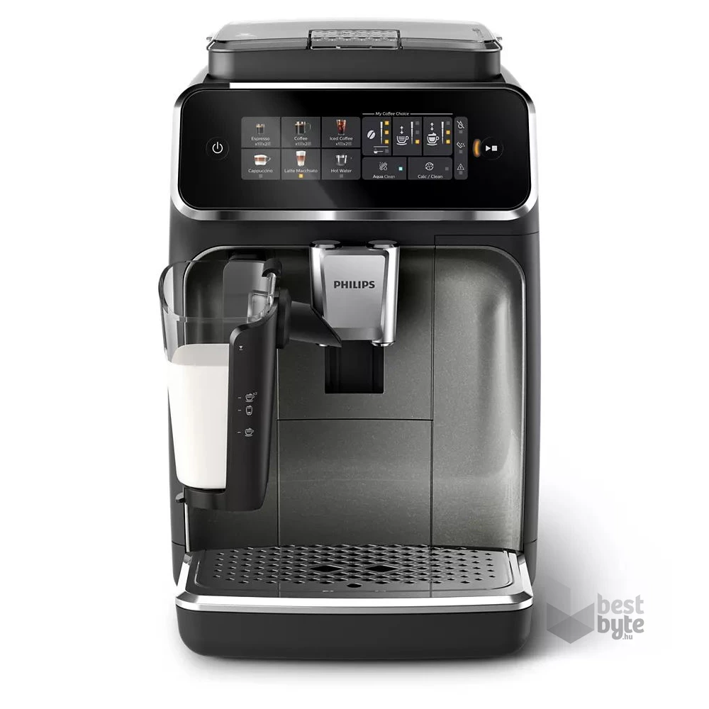 Philips EP3349/70 3300 LatteGo tejhabosítóval fekete automata kávéfőző