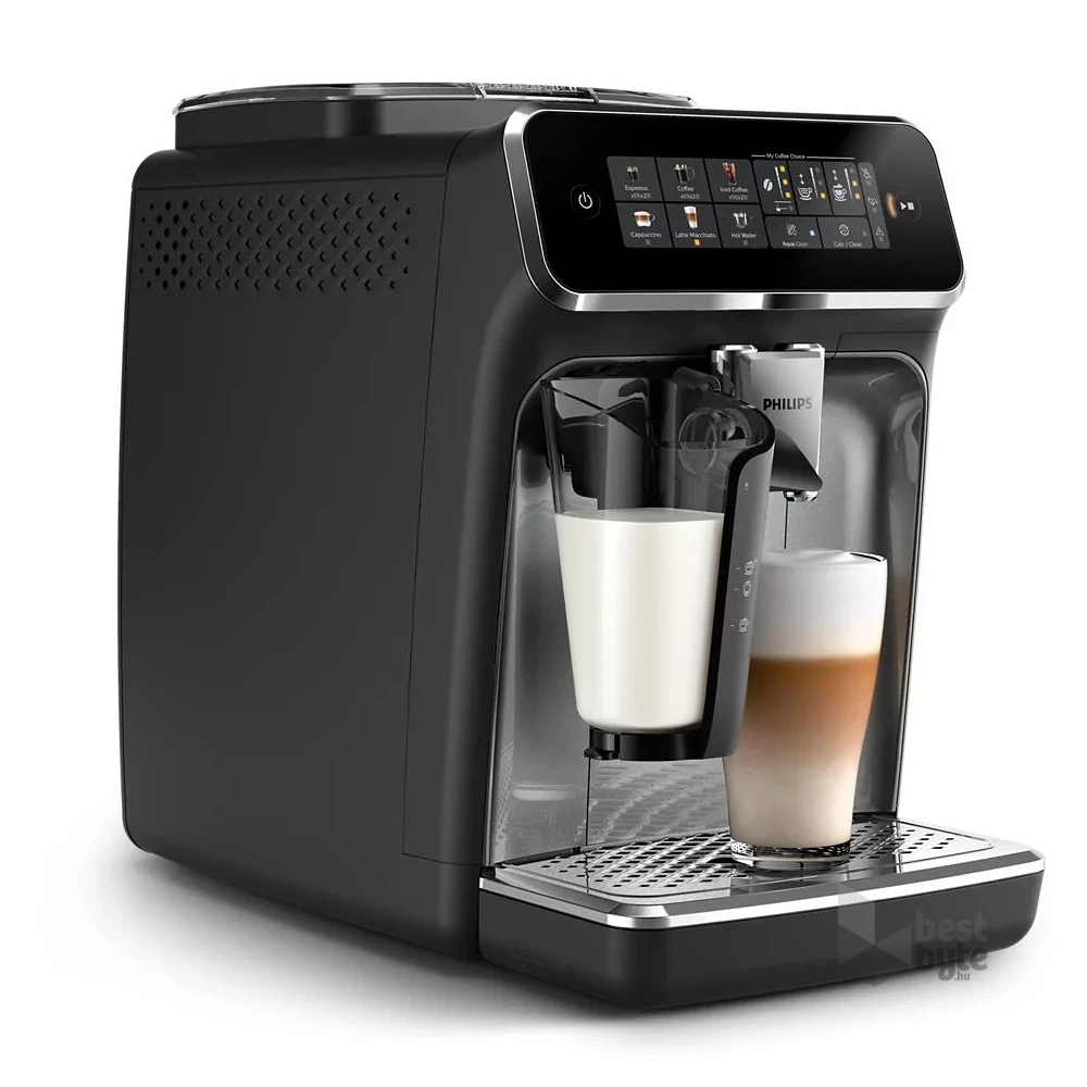 Philips EP3349/70 3300 LatteGo tejhabosítóval fekete automata kávéfőző