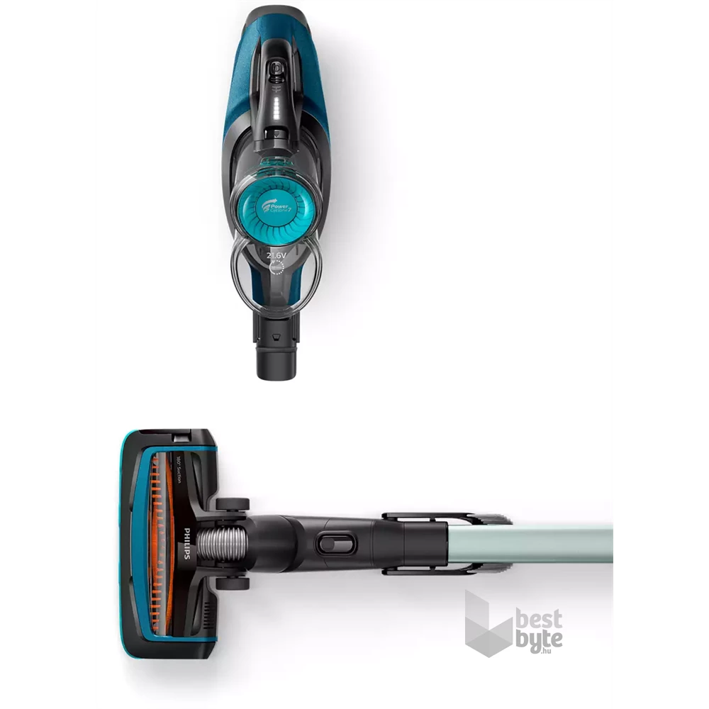 Philips FC6728/01 Series 5000 SpeedPro Aqua 21,6V kék-fekete vezeték nélküli porszívó- és felmosó