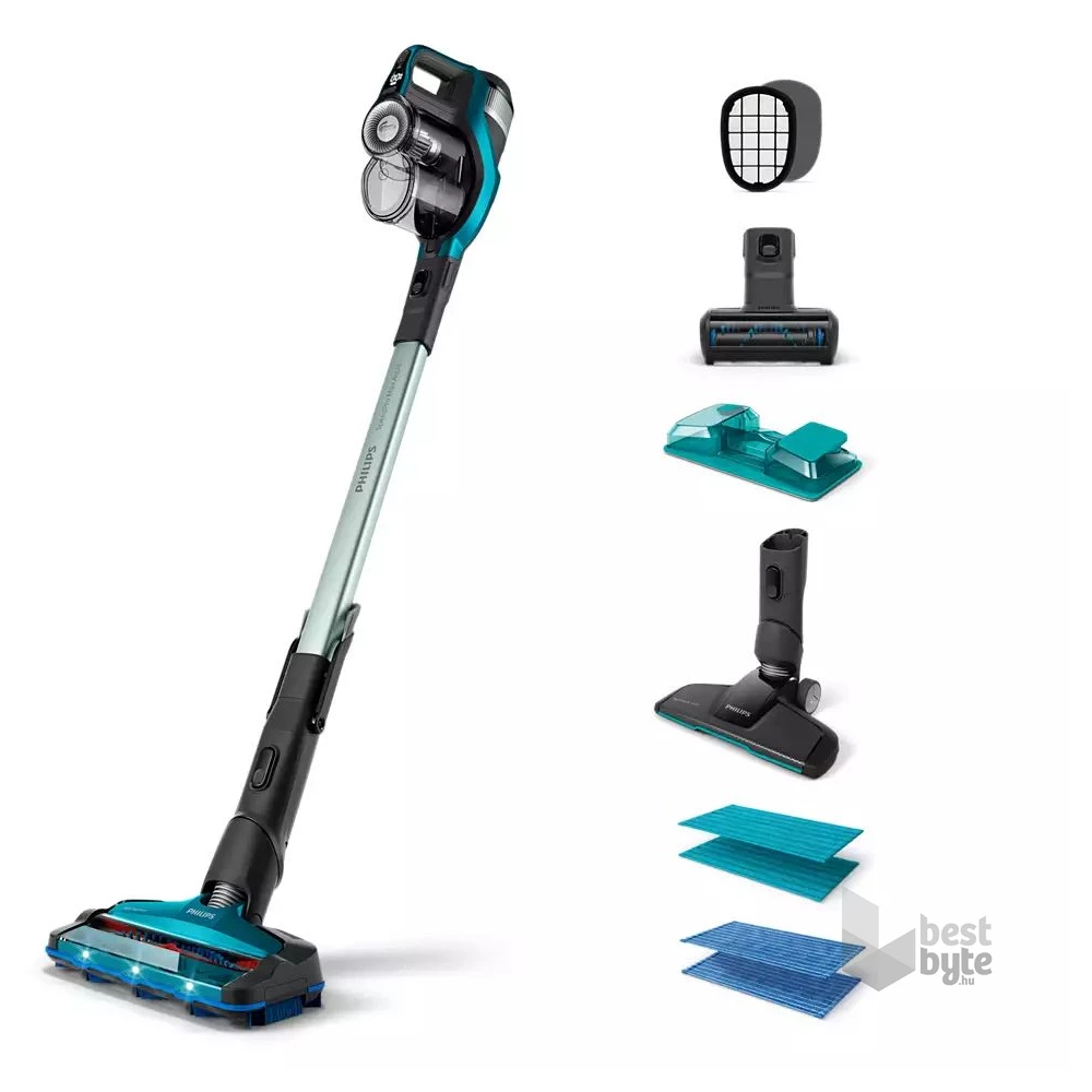 Philips FC6904/01 SpeedPro Max Aqua 25,2V vezeték nélküli porszívó, kézi porszívó és felmosó