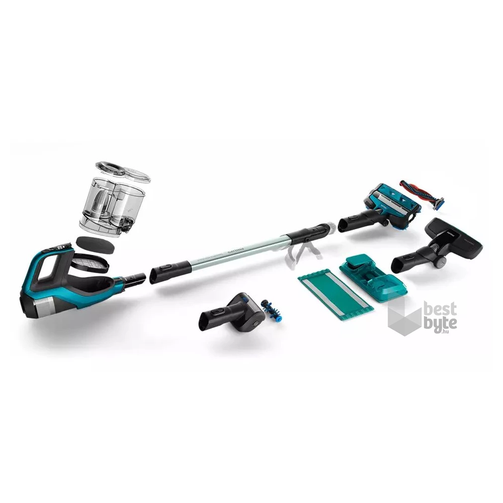 Philips FC6904/01 SpeedPro Max Aqua 25,2V vezeték nélküli porszívó, kézi porszívó és felmosó