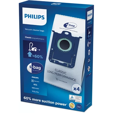 Philips FC8021/03 S-bag Long Performance 4 db szintetikus porzsák