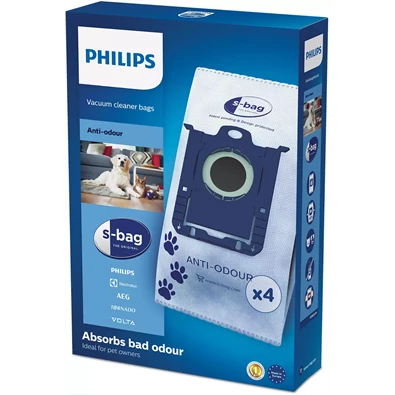 Philips FC8023/04 S-bag 4 db szagmentes porzsák