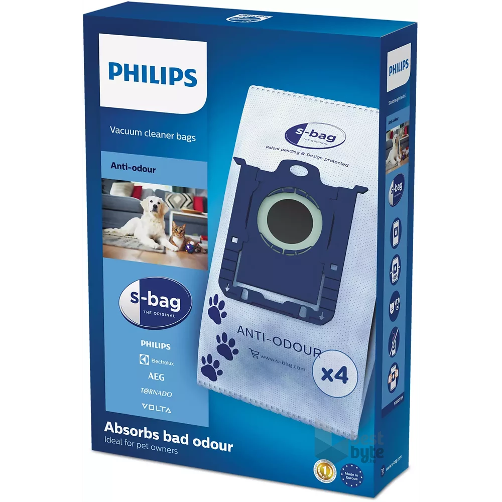 Philips FC8023/04 S-bag 4 db szagmentes porzsák
