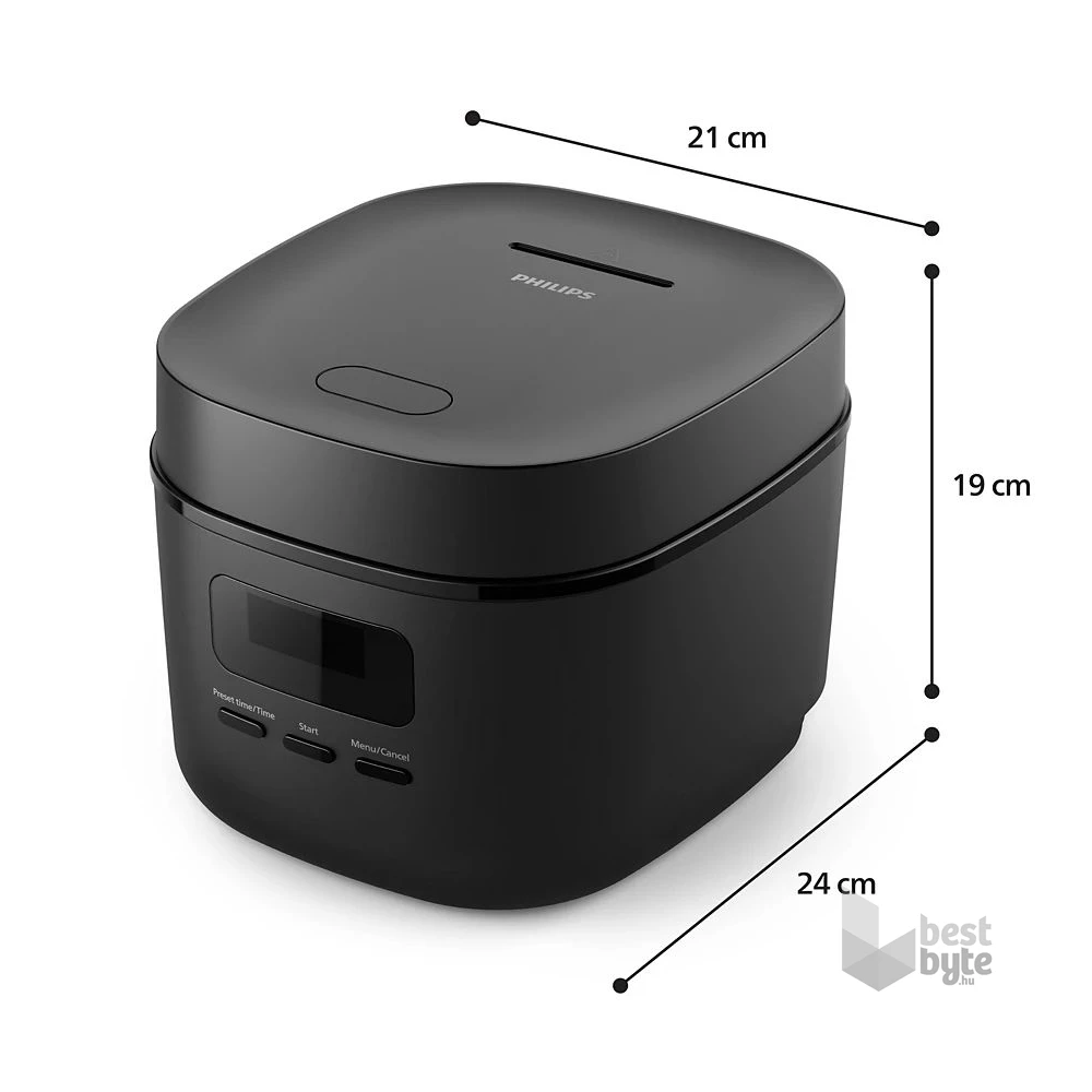 Philips HD3080/80 fekete rizsfőző