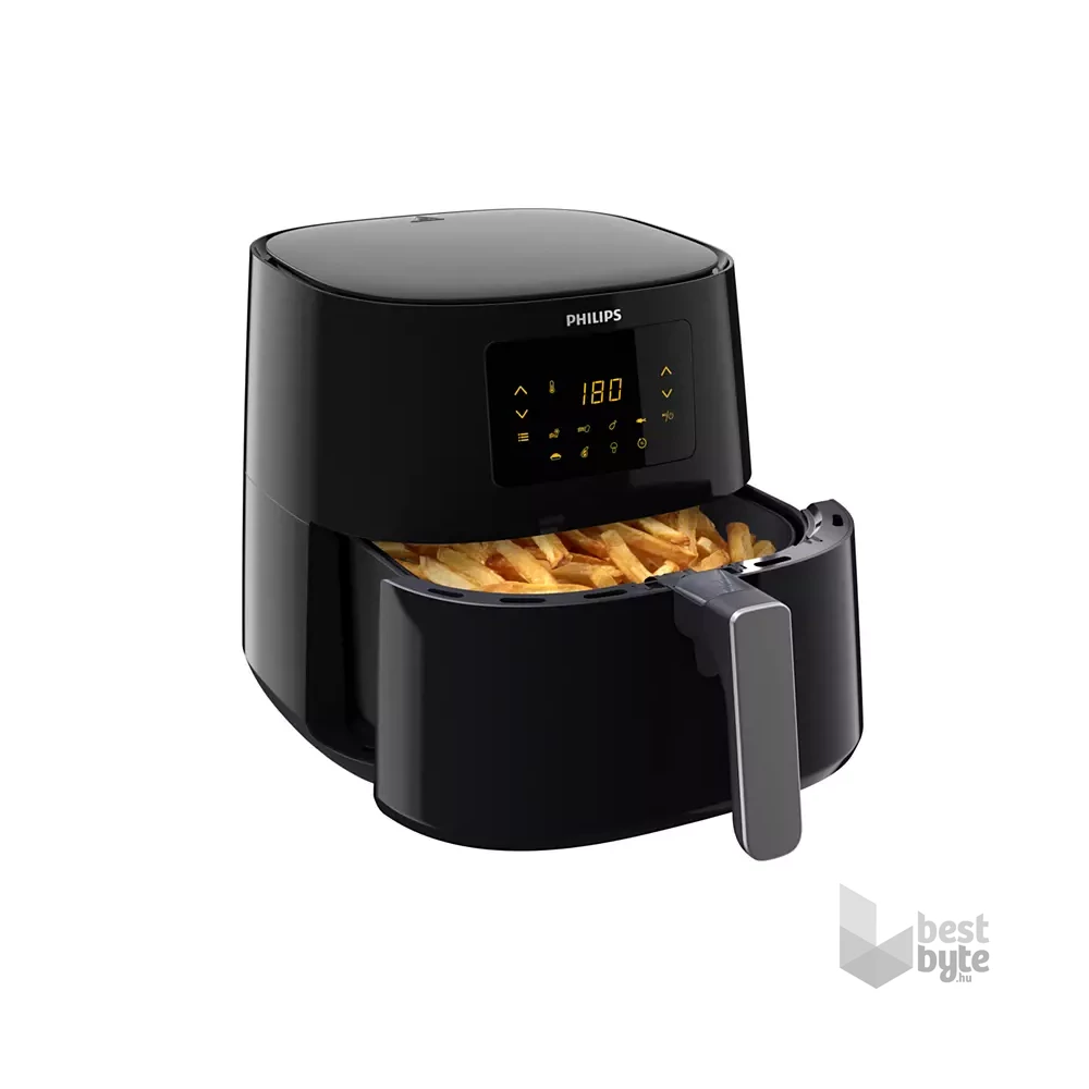 Philips HD9270/70 Viva Collection XL fekete 6 L forrólevegős sütő