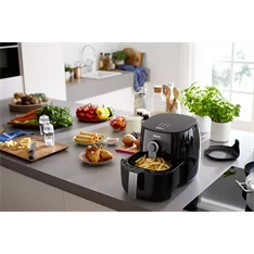 Philips HD9721/10 Viva Collection fekete 5,5 L forrólevegős sütő