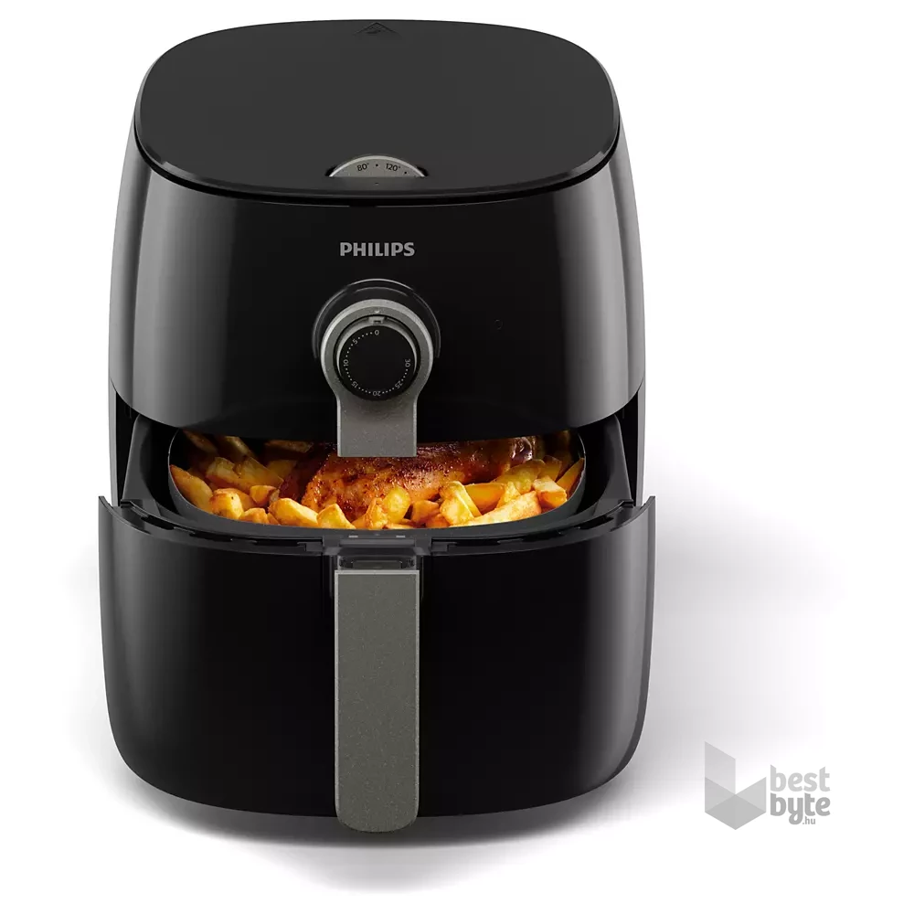 Philips HD9721/10 Viva Collection fekete 5,5 L forrólevegős sütő