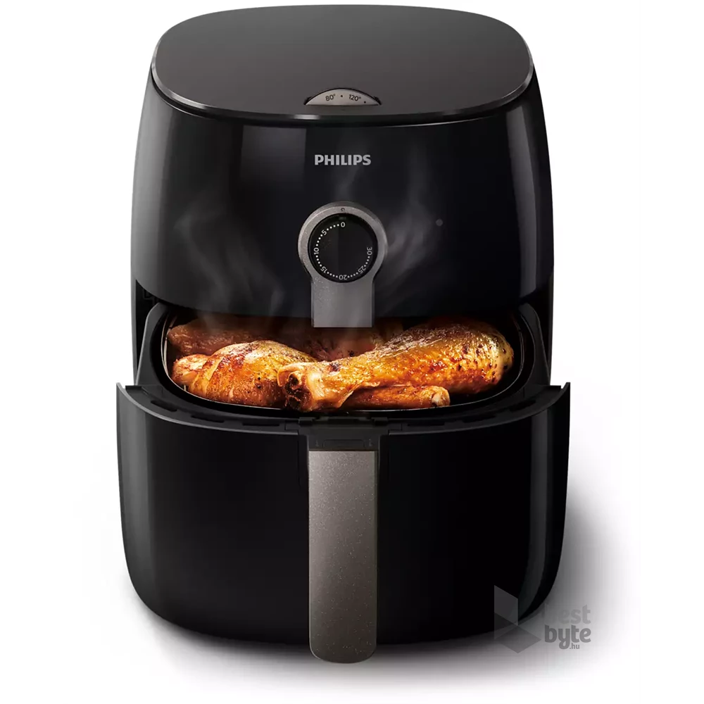 Philips HD9721/10 Viva Collection fekete 5,5 L forrólevegős sütő
