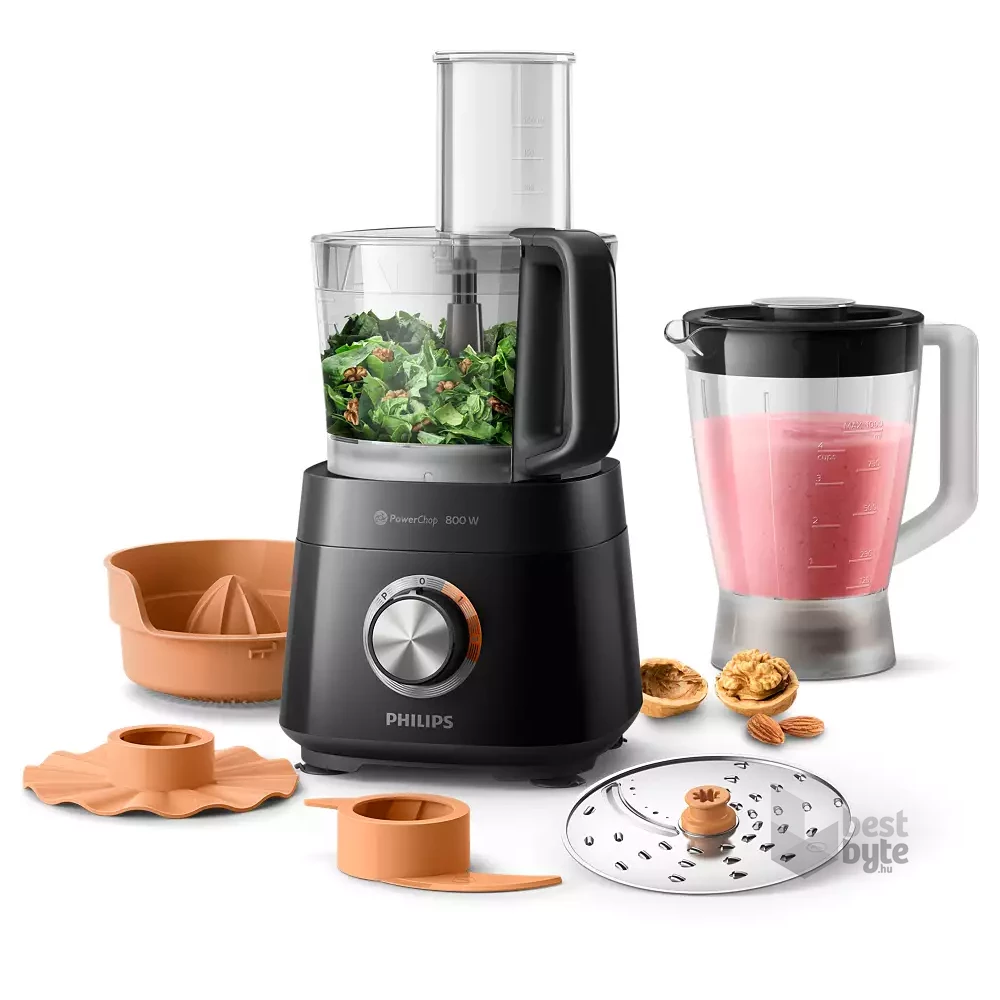 Philips HR7530/10 Viva Collection 850W, 2,1L, fekete konyhai robotgép