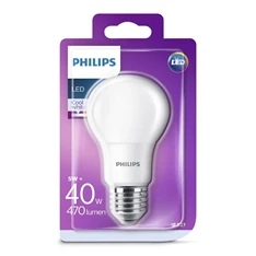 Philips E27 A60 5W 470 Lumen hideg fehér LED izzó