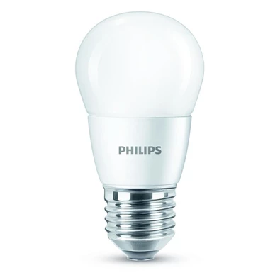 Philips E27 P45 7W 806Lumen meleg fehér LED kis gömb izzó