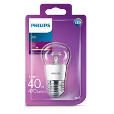 Philips LED izzó Luster 5,5W E27 470lm 2700K átlátszó