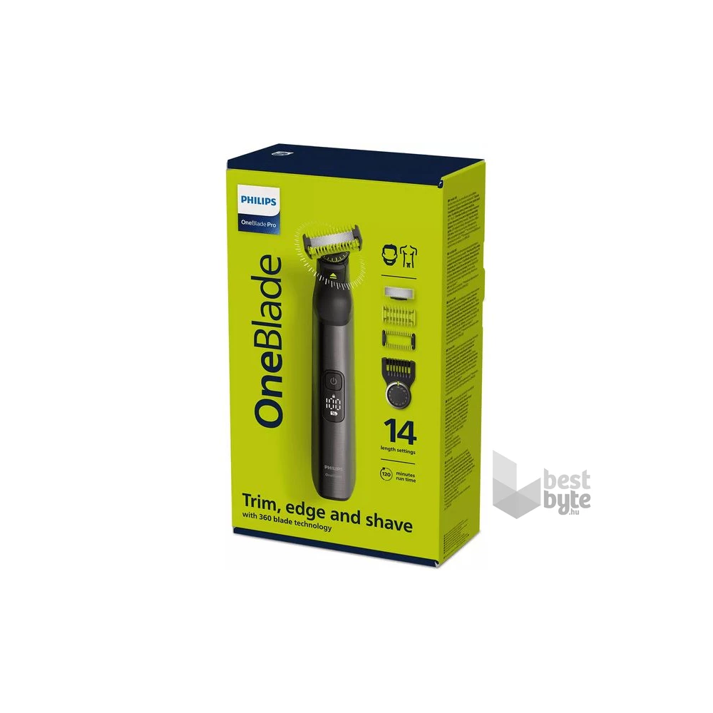 Philips OneBlade Pro QP6551/17 hibrid borotva