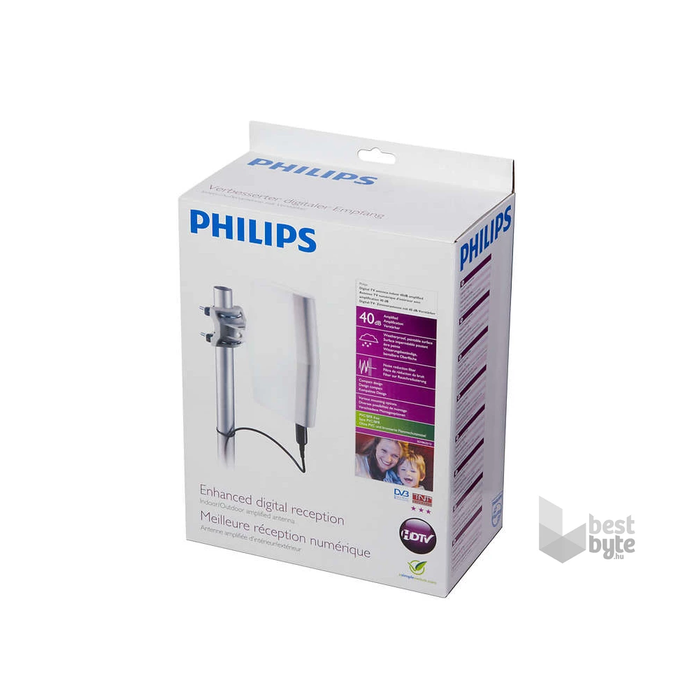 Philips SDV8622 UHF/VHF/FM 40dB digitális kül- és beltéri TV-antenna