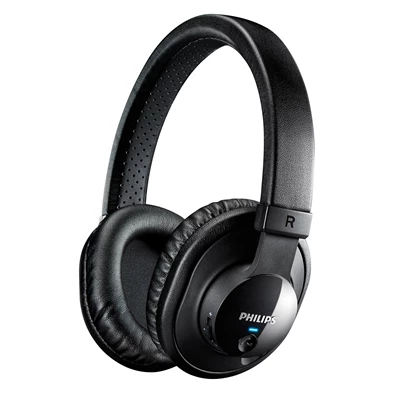 Philips SHB7150 fekete prémium Bluetooth NFC fejhallgató mikrofonnal