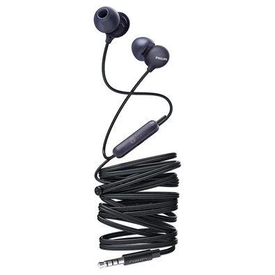 Philips SHE2405BK Upbeat In-Ear fekete mikrofonos fülhallgató