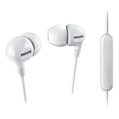 Philips SHE3555WT fehér mikrofonos fülhallgató