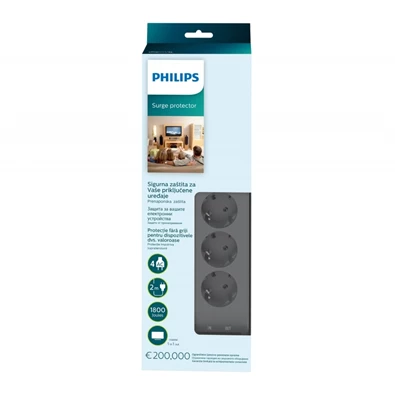 Philips SPN5144A 4 csatlakozós túlfeszültségvédő