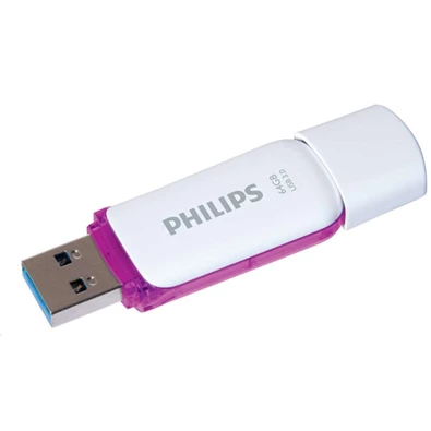 Philips Snow Edition 64GB USB 3.0 fehér-lila Flash Drive
