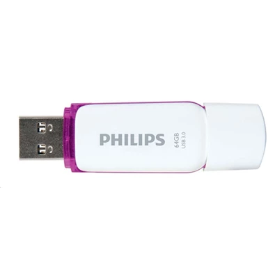 Philips Snow Edition 64GB USB 3.0 fehér-lila Flash Drive