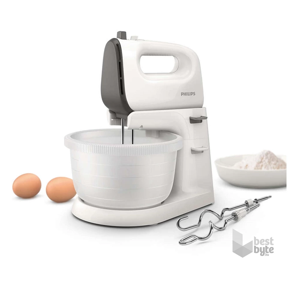 Philips Viva Collection HR3745/00 fehér tálas kézi mixer