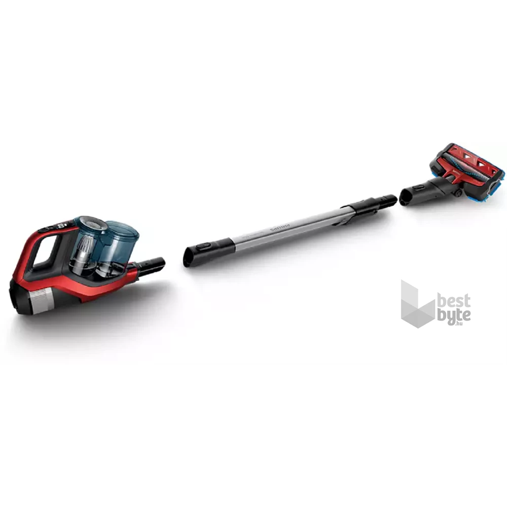 Philips XC7043/01 SpeedPro Max fekete-piros álló porszívó