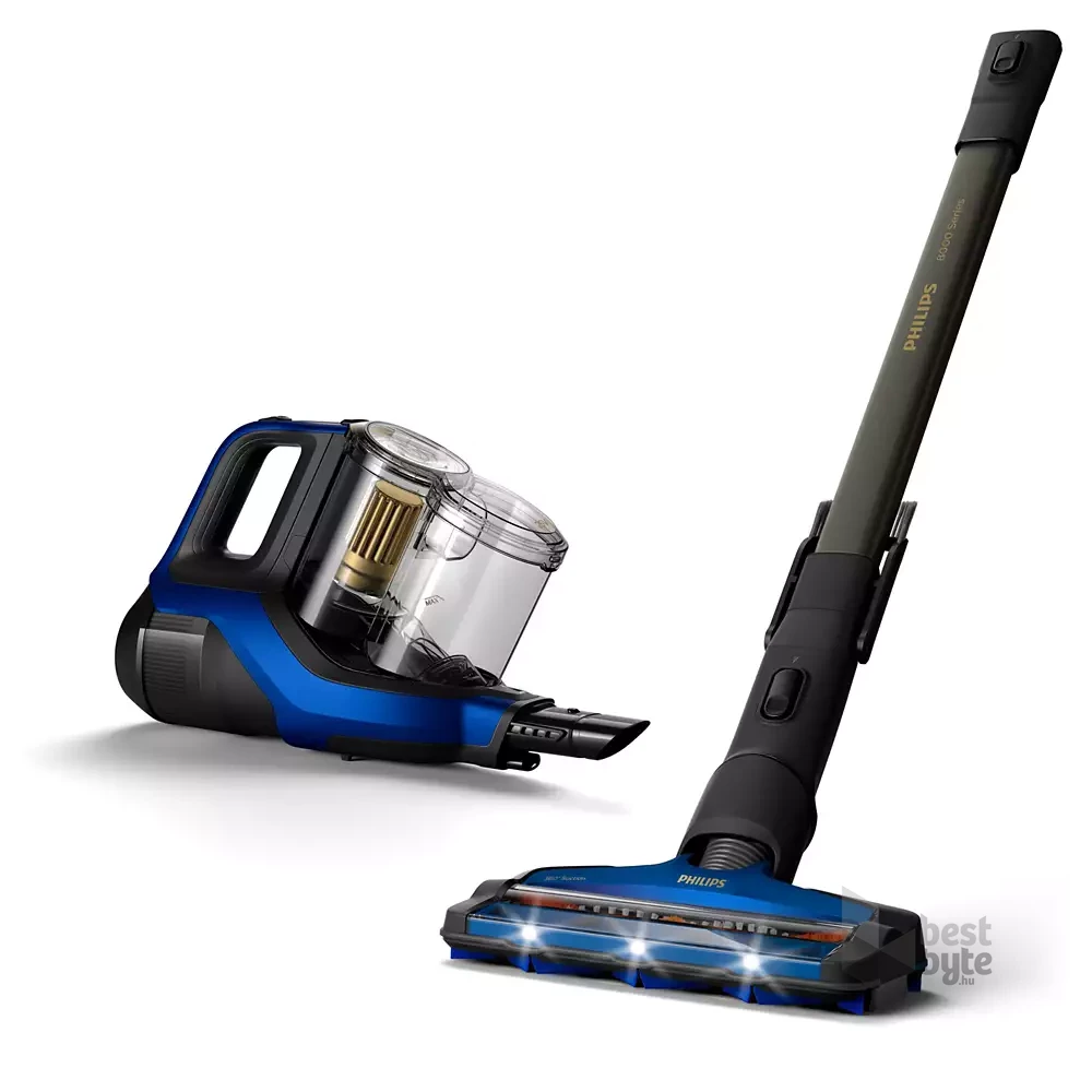 Philips XC8045/01 8000 Series fekete-kék vezeték nélküli álló porszívó