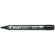 Pilot 100 gömb hegyű fekete alkoholos filc