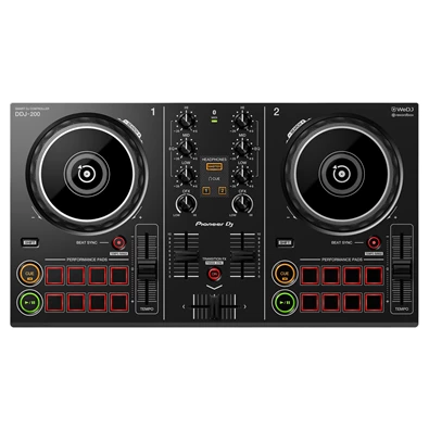 Pioneer DJ DDJ-200 fekete okos DJ kontroller