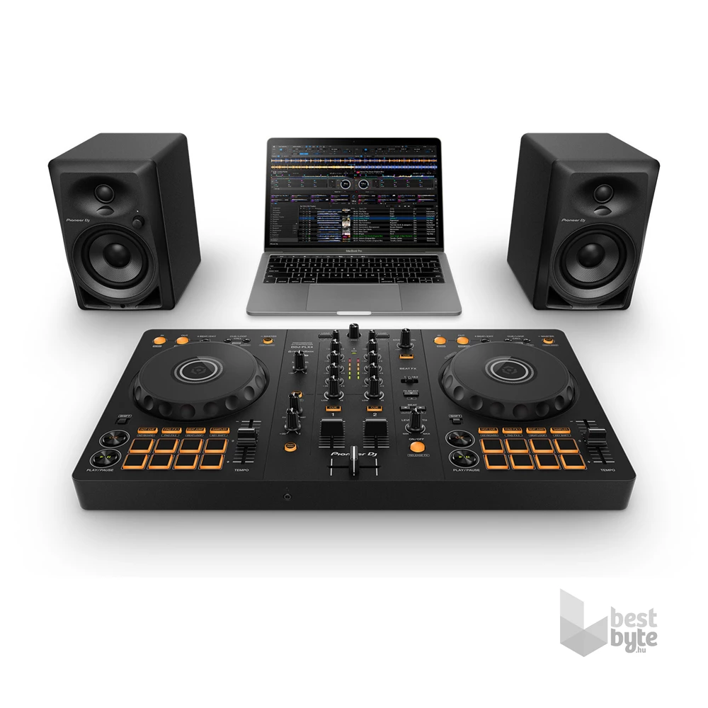 Pioneer DJ DDJ-FLX4 fekete kétcsatornás DJ kontroller