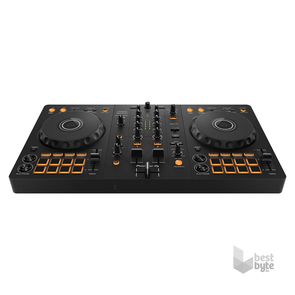 Pioneer DJ DDJ-FLX4 fekete kétcsatornás DJ kontroller