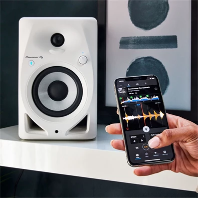 Pioneer DJ DM-40D-BT fekete Bluetooth csatlakozású monitor hangfalpár