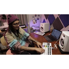Pioneer DJ DM-50D-W fehér asztali monitor hangfalpár
