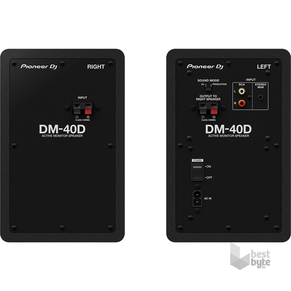 Pioneer DJ DM-40D fekete monitor hangfalpár