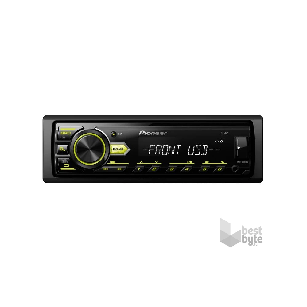 Pioneer MVH-09UBG USB/AUX mechanika nélküli autóhifi fejegység