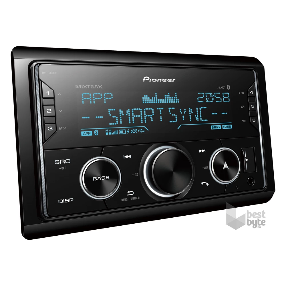 Pioneer MVH-S620BT mechanika nélküli autóhifi fejegység