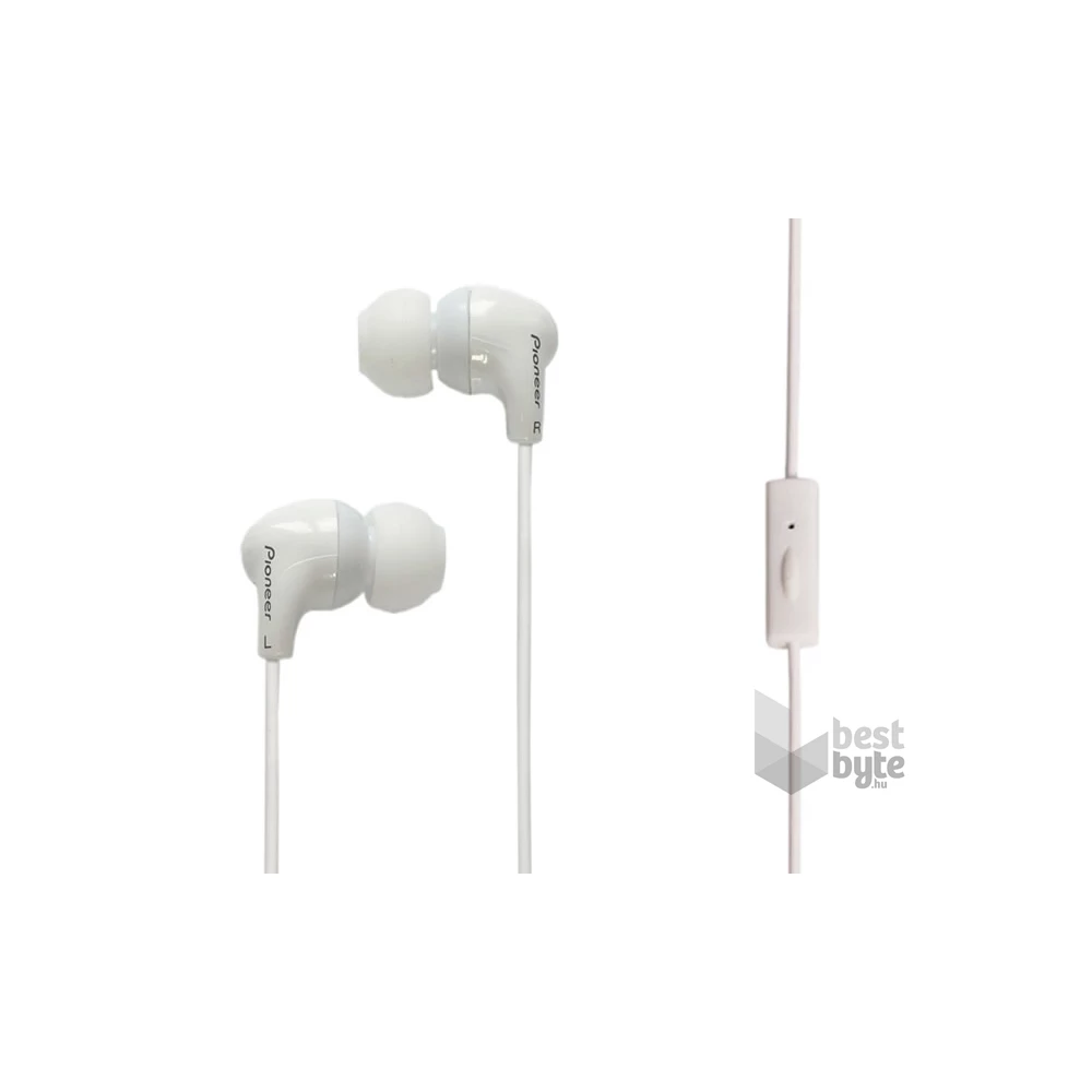 Pioneer SE-CL501T-W mikrofonos fehér fülhallgató