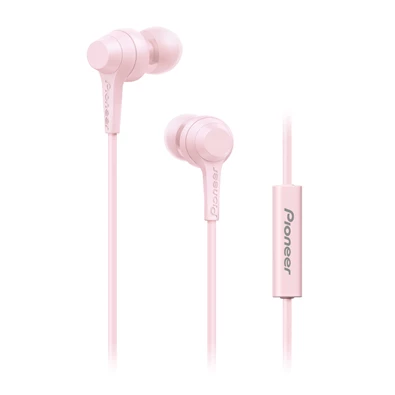 Pioneer SE-C1T-P mikrofonos rózsaszín fülhallgató