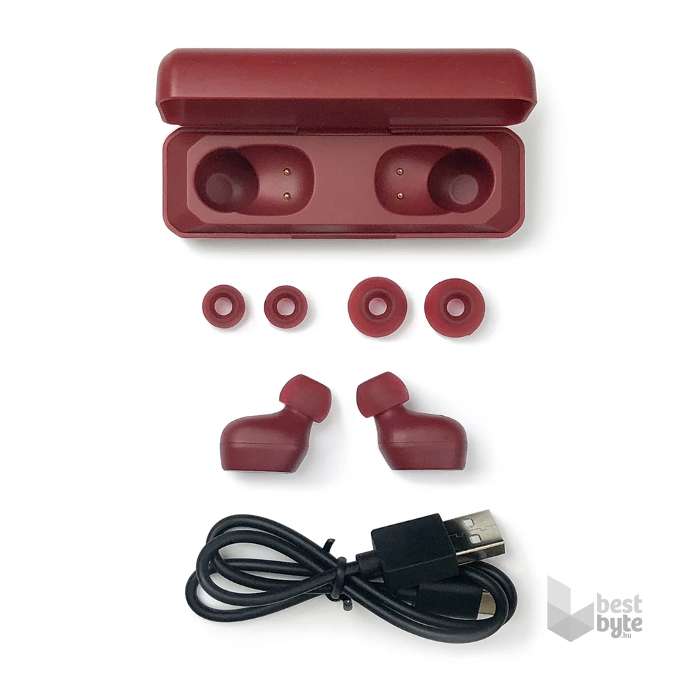Pioneer SE-C5TW-R True Wireless Bluetooth piros füllhallgató