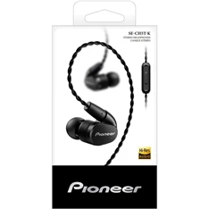 Pioneer SE-CH5T-K Hi-Res mikrofonos fekete fülhallgató