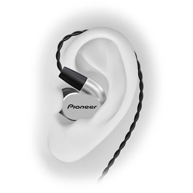 Pioneer SE-CH5T-S Hi-Res mikrofonos ezüst fülhallgató