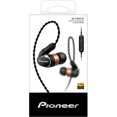 Pioneer SE-CH9T-K Hi-Res mikrofonos fekete fülhallgató