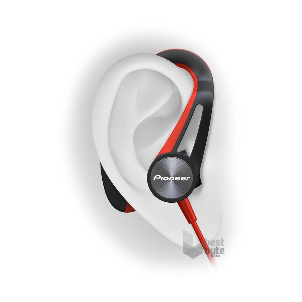 Pioneer SE-E5T-R piros cseppálló sport fülhallgató