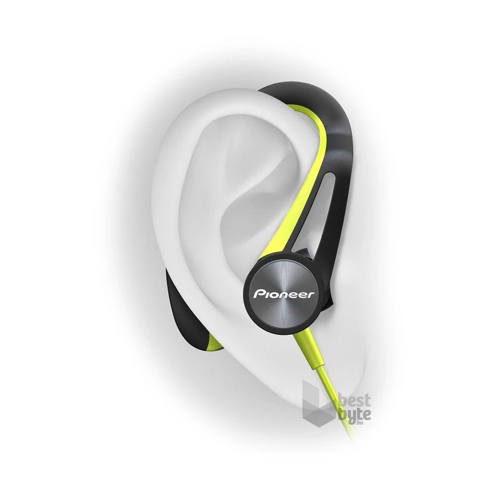 Pioneer SE-E5T-Y sárga cseppálló sport fülhallgató