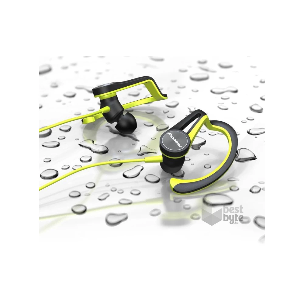 Pioneer SE-E5T-Y sárga cseppálló sport fülhallgató