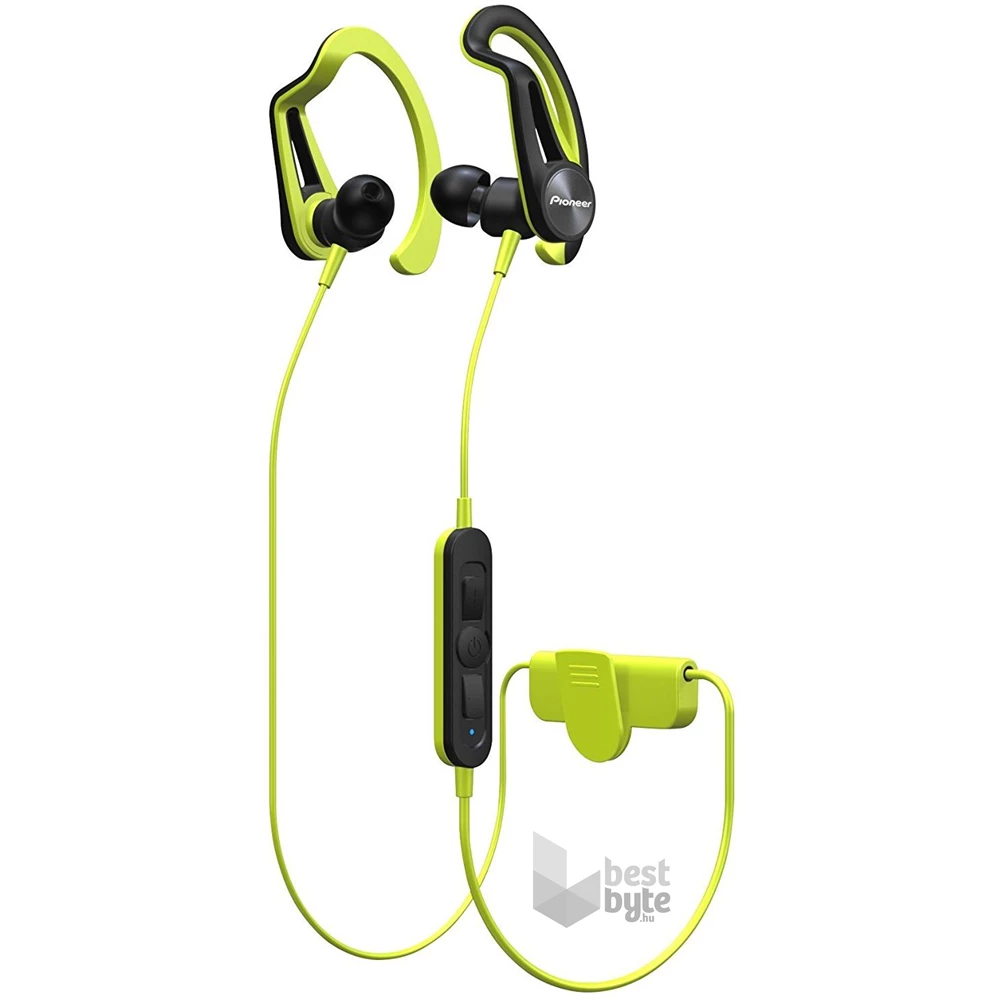 Pioneer SE-E7BT-Y cseppálló Bluetooth aptX sárga sport fülhallgató