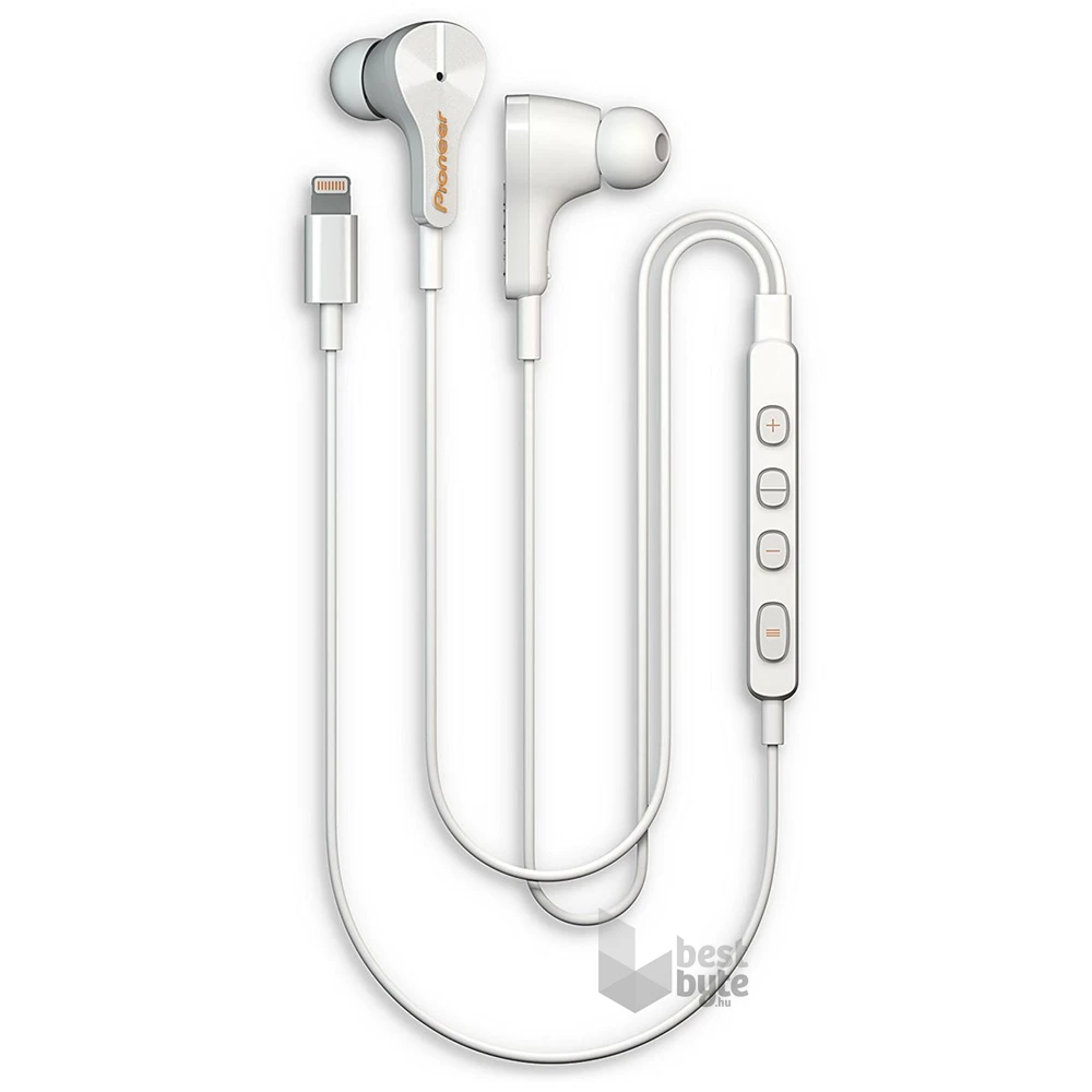 Pioneer SE-LTC3R-W Rayz Lightning zajcsökkentős mikrofonos fehér fülhallgató