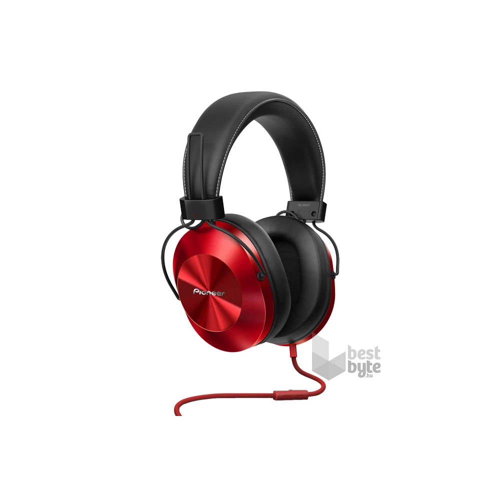 Pioneer SE-MS5T-R piros fejhallgató