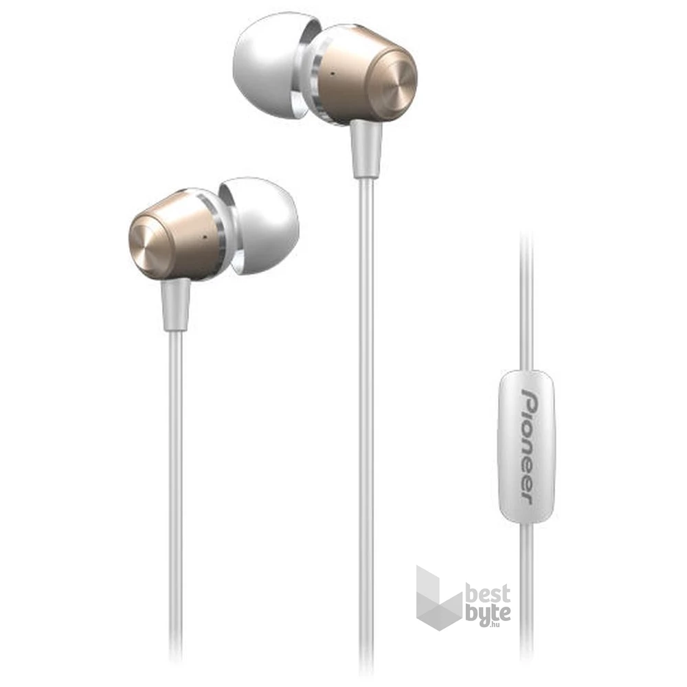 Pioneer SE-QL2T-G mikrofonos arany fülhallgató